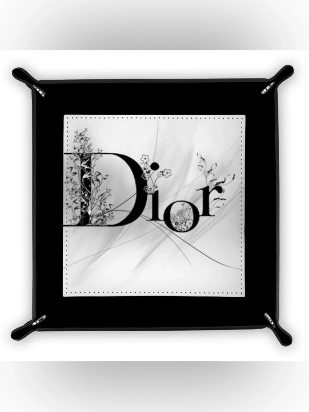 HANDMADE FASHION Foldable PU Leather Accessory Tray
